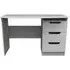 Bella 3 Drawer Desk - Grey
