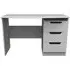 Bella 3 Drawer Desk - Grey Ash