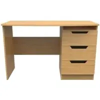 Bella 3 Drawer Desk - Oak