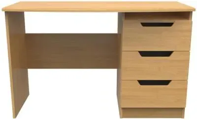 Bella 3 Drawer Desk - Oak