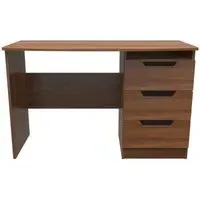 Bella 3 Drawer Desk - Walnut