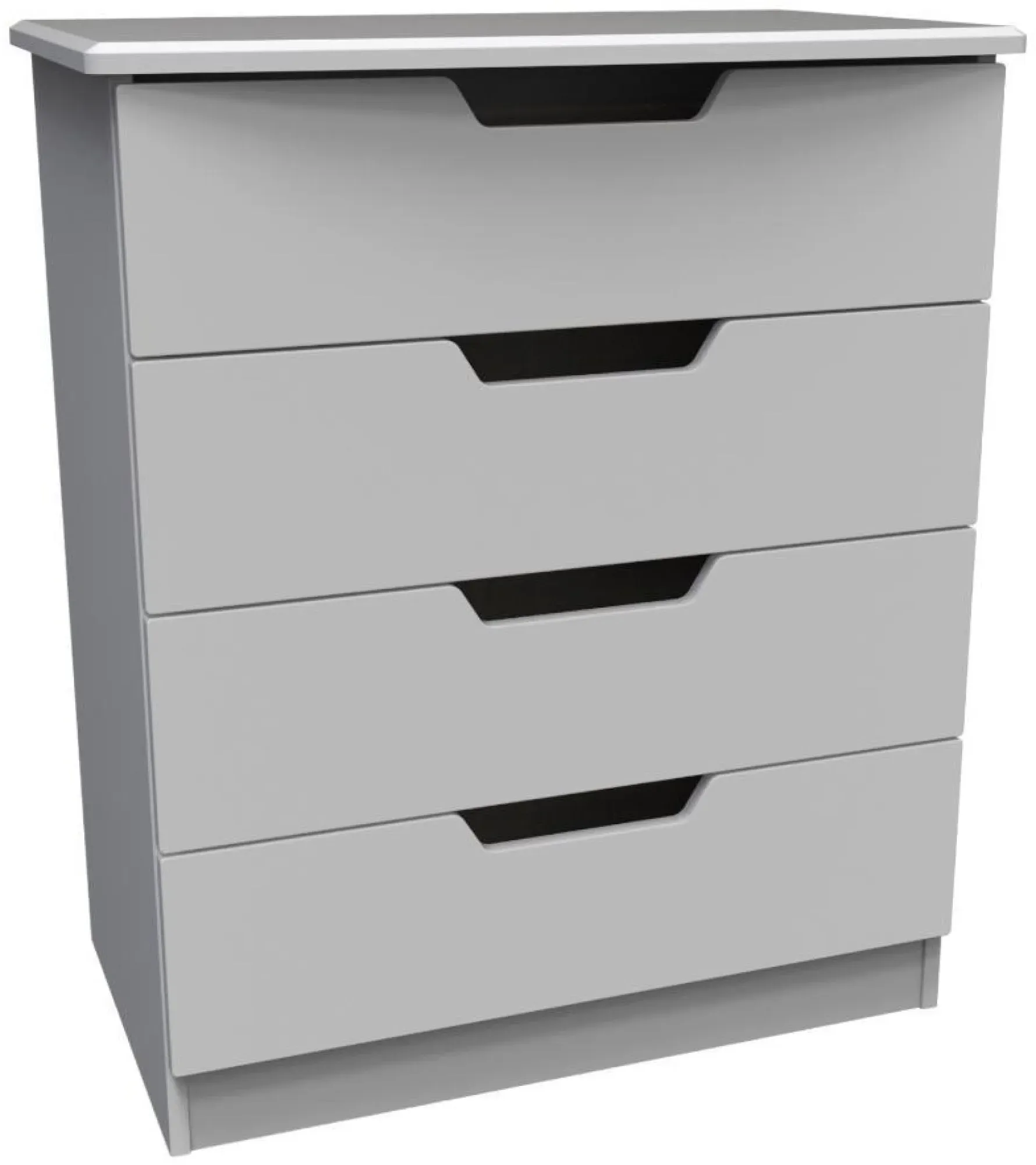 Bella 4 Drawer Chest - Grey