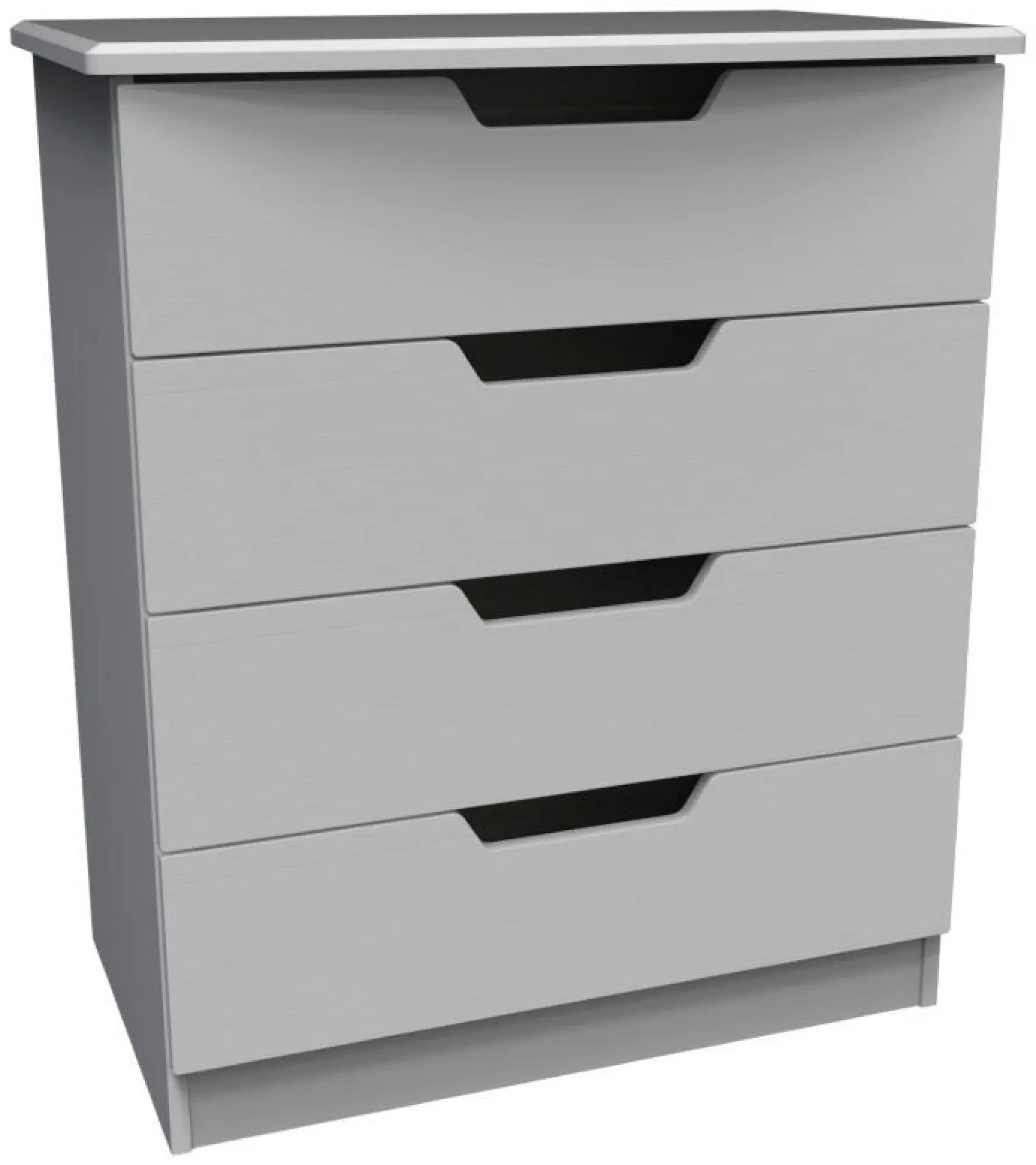 Bella 4 Drawer Chest - Grey Ash