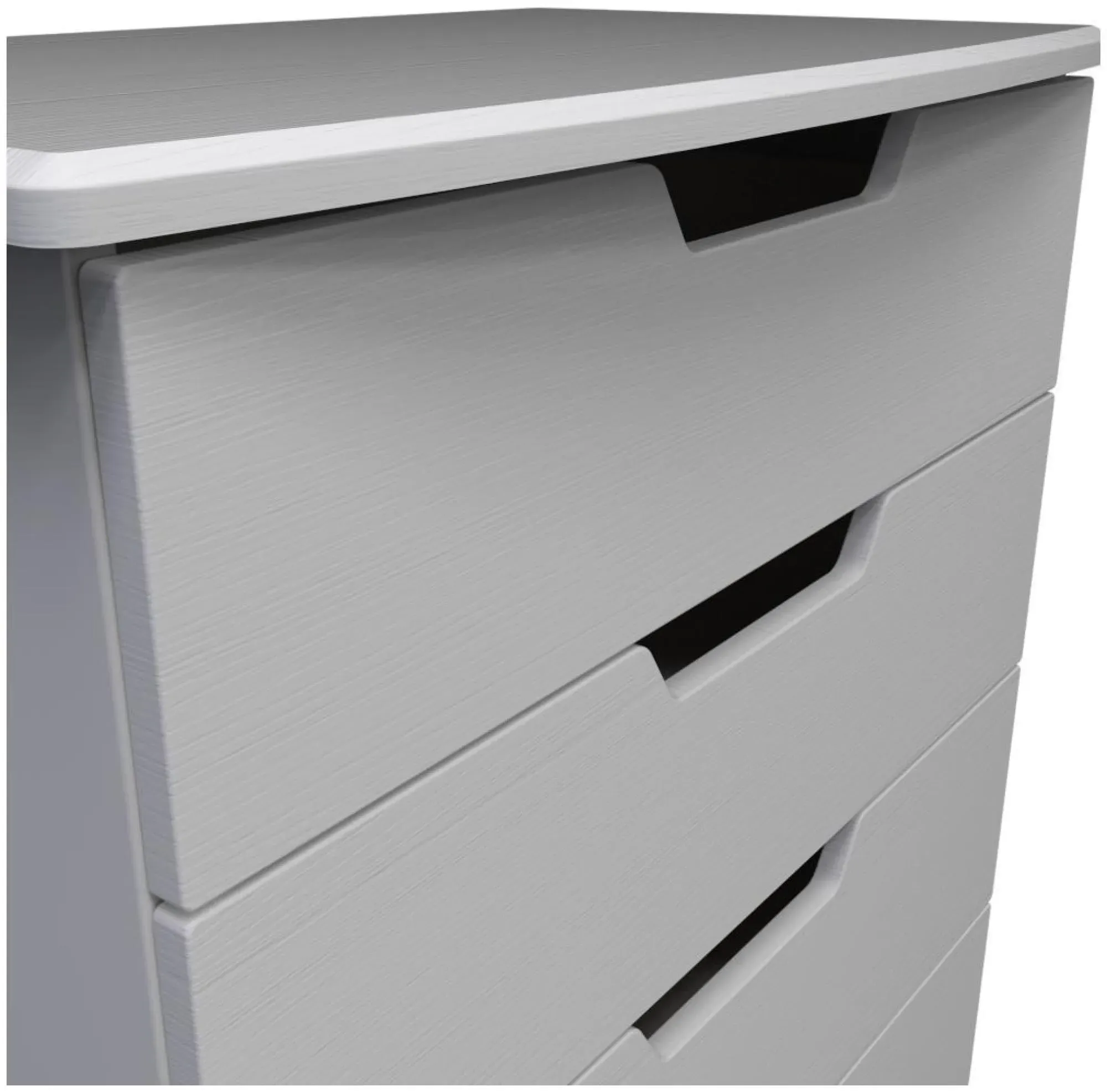 Bella 4 Drawer Chest - Grey Ash