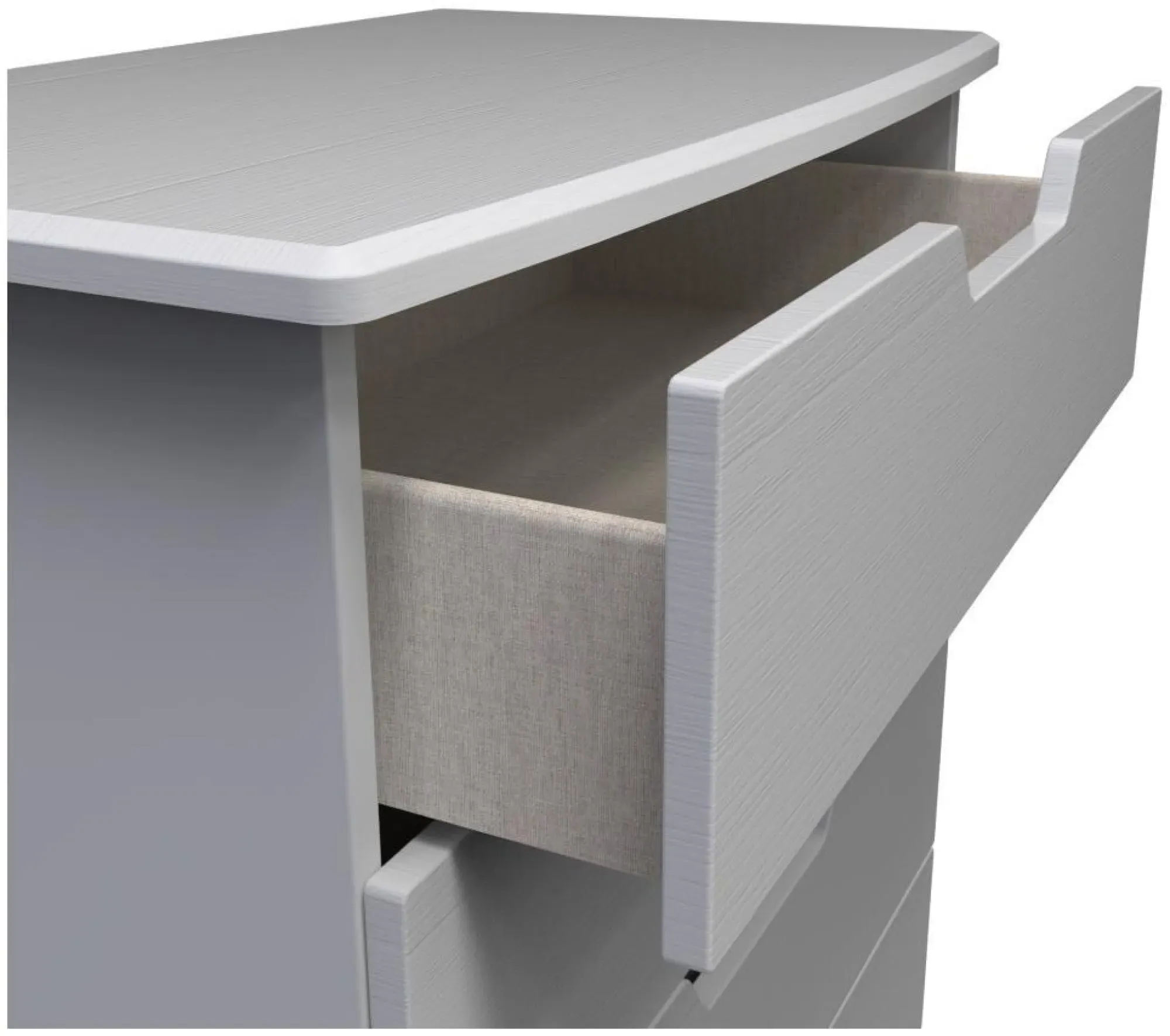 Bella 4 Drawer Chest - Grey Ash
