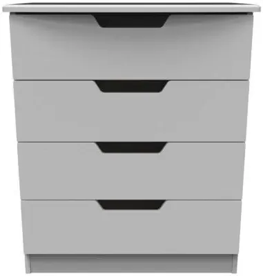 Bella 4 Drawer Chest - Grey Ash