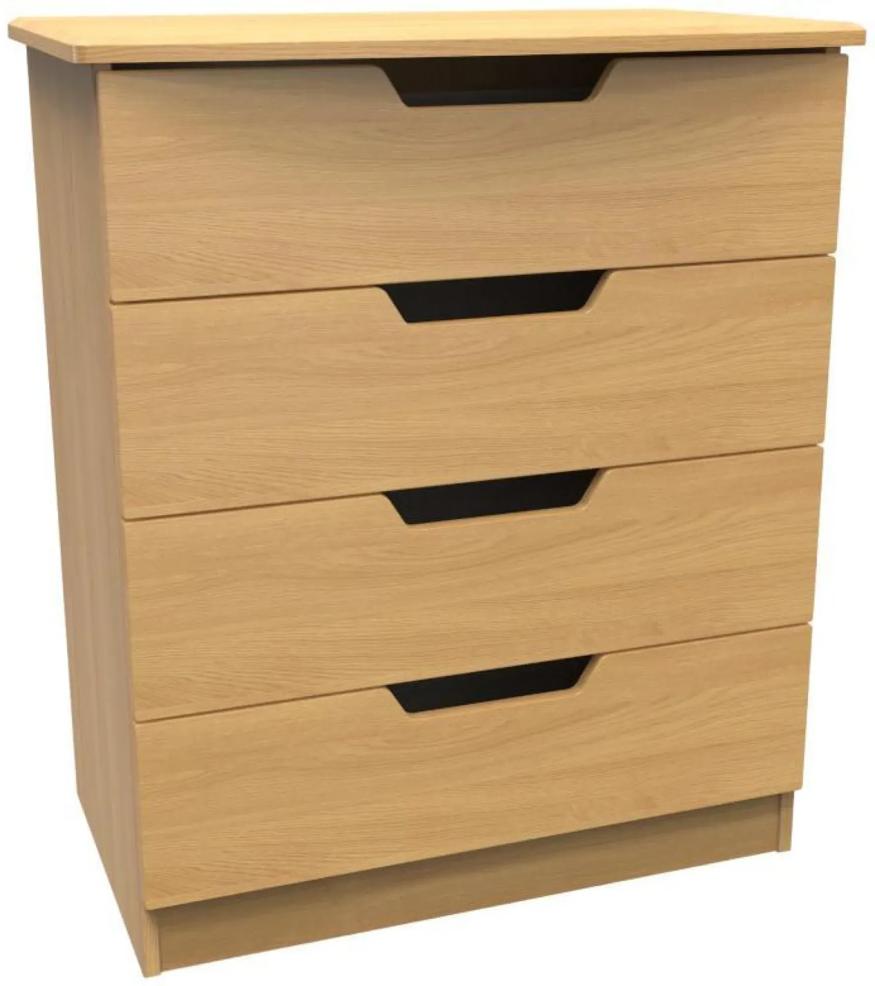 Bella 4 Drawer Chest - Oak