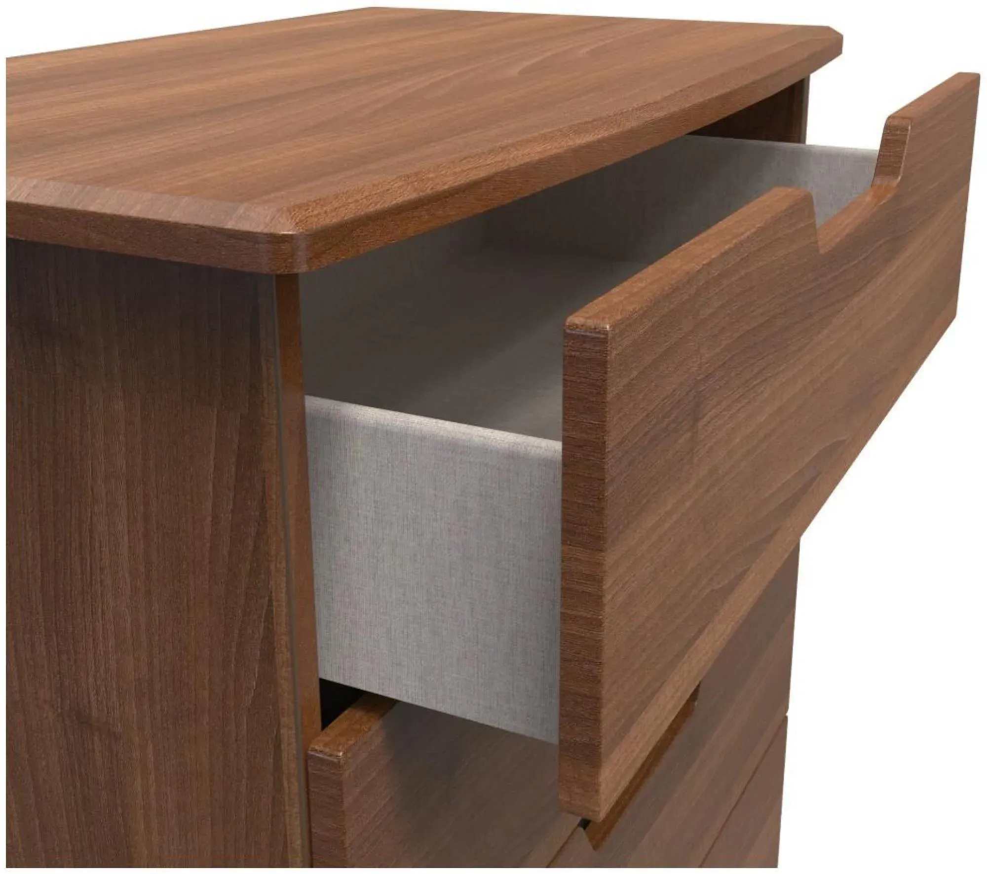 Bella 4 Drawer Chest - Walnut