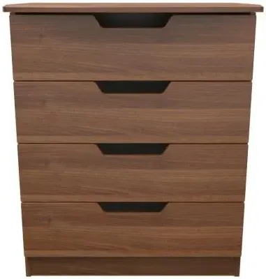 Bella 4 Drawer Chest - Walnut