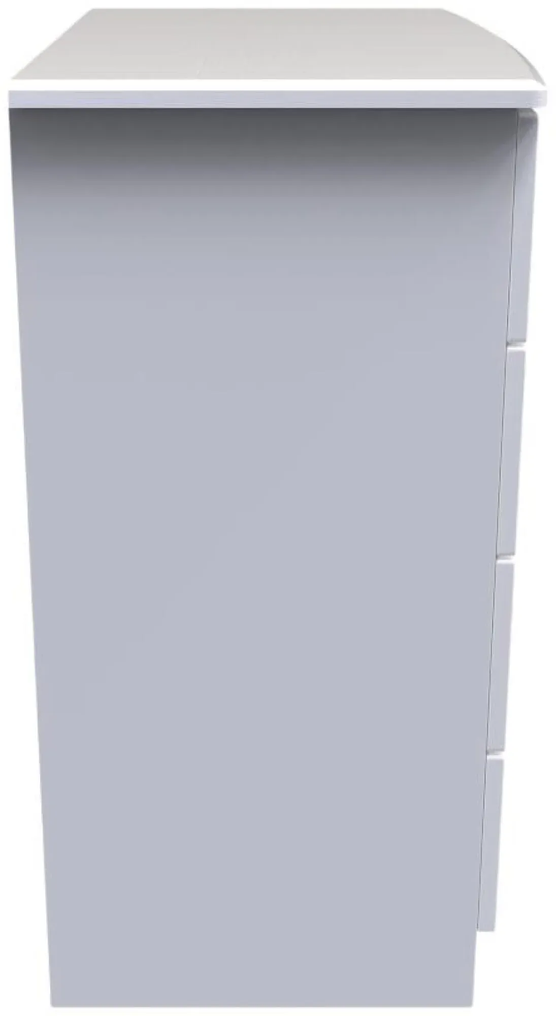 Bella 4 Drawer Chest - White