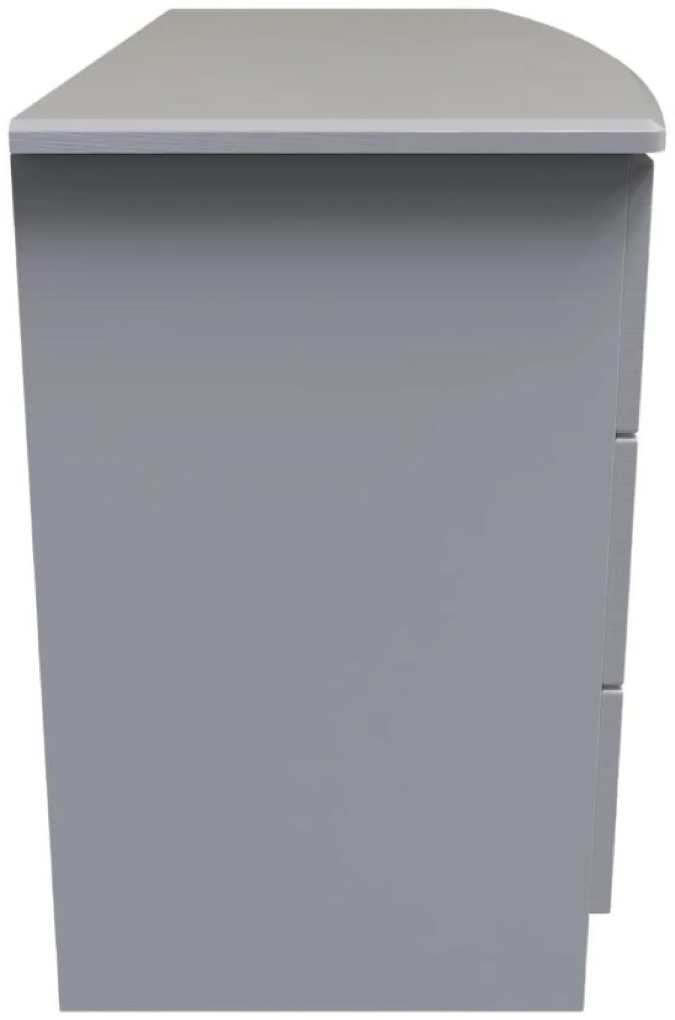 Bella 6 Drawer Midi Dresser - Grey Ash