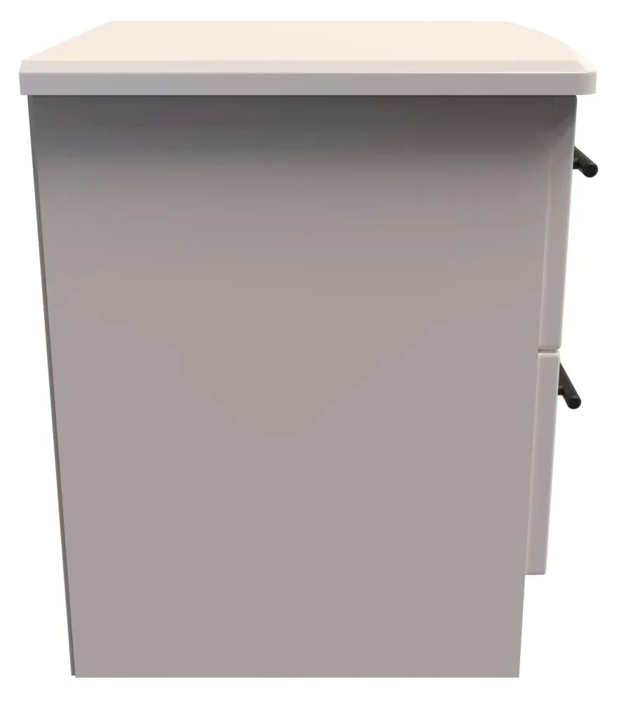 Beverley 2 Drawer Bedside Cabinet - Kashmir