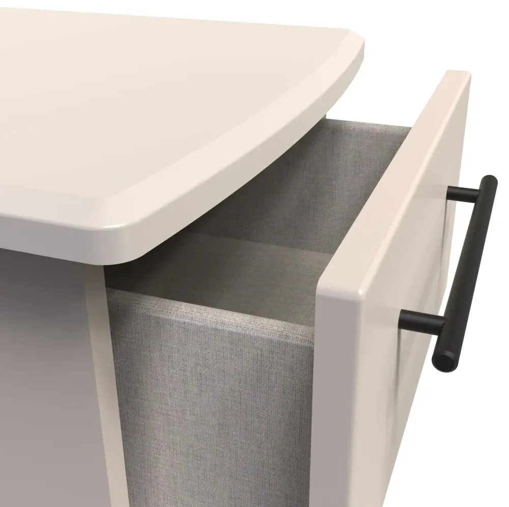 Beverley 3 Drawer Bedside Cabinet - Kashmir, Particle Wood