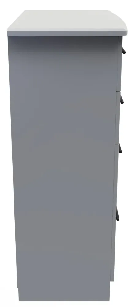 Beverley 4 Drawer Deep Chest - Dusk Grey