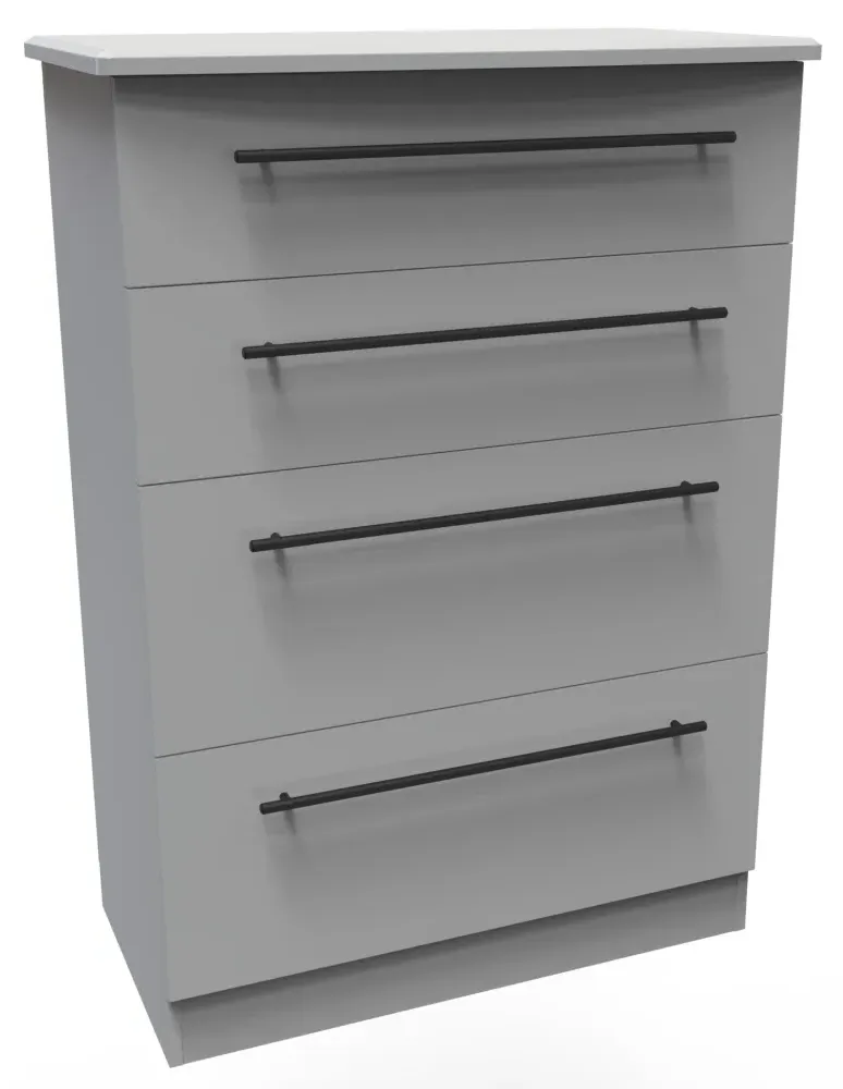 Beverley 4 Drawer Deep Chest - Dusk Grey