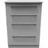 Beverley 4 Drawer Deep Chest - Dusk Grey