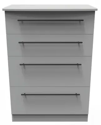 Beverley 4 Drawer Deep Chest - Dusk Grey image