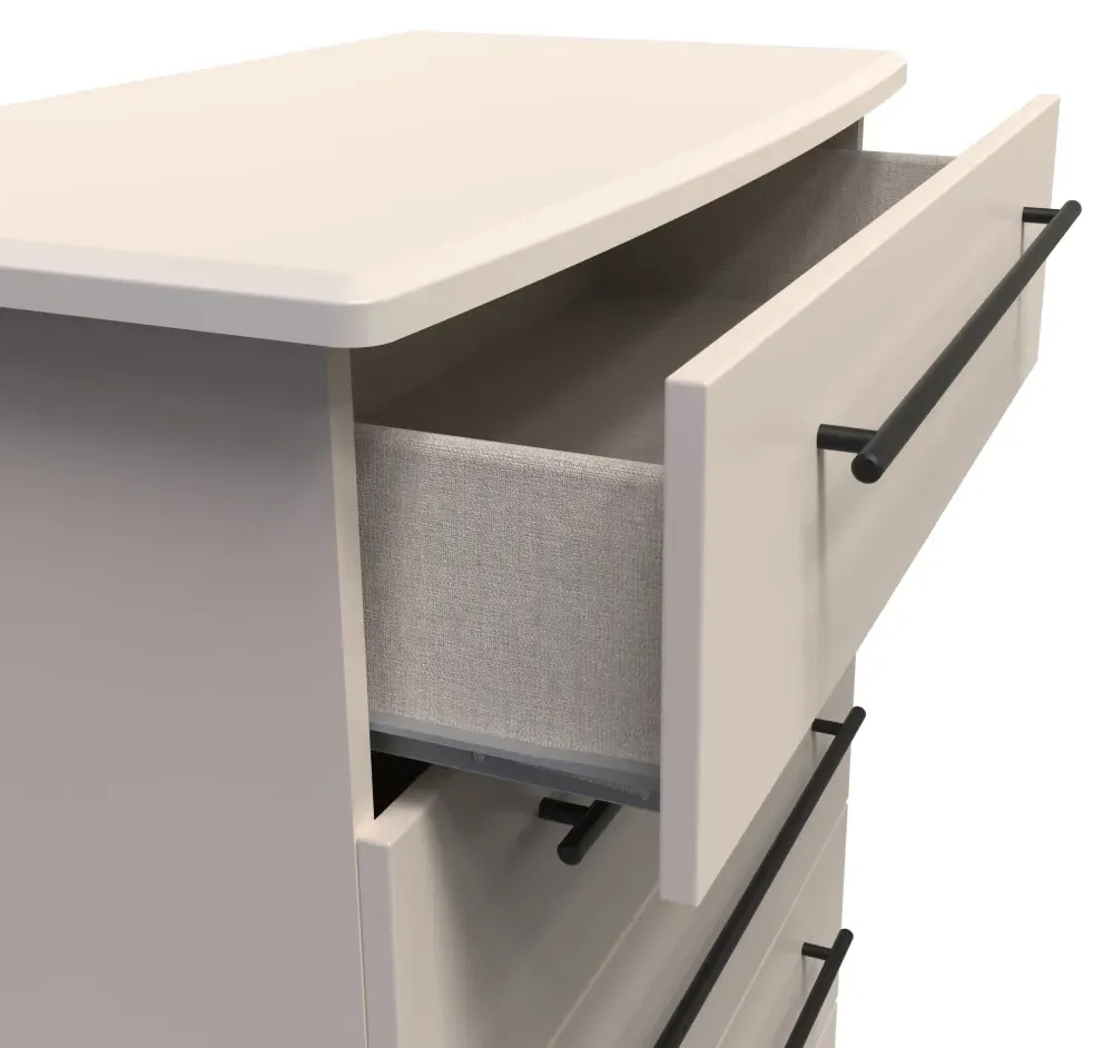 Beverley 5 Drawer Chest - Cashmere