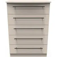 Beverley 5 Drawer Chest - Cashmere