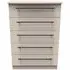 Beverley 5 Drawer Chest - Cashmere