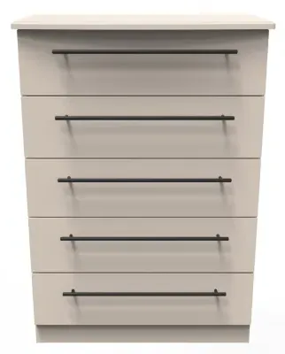 Beverley 5 Drawer Chest - Cashmere image
