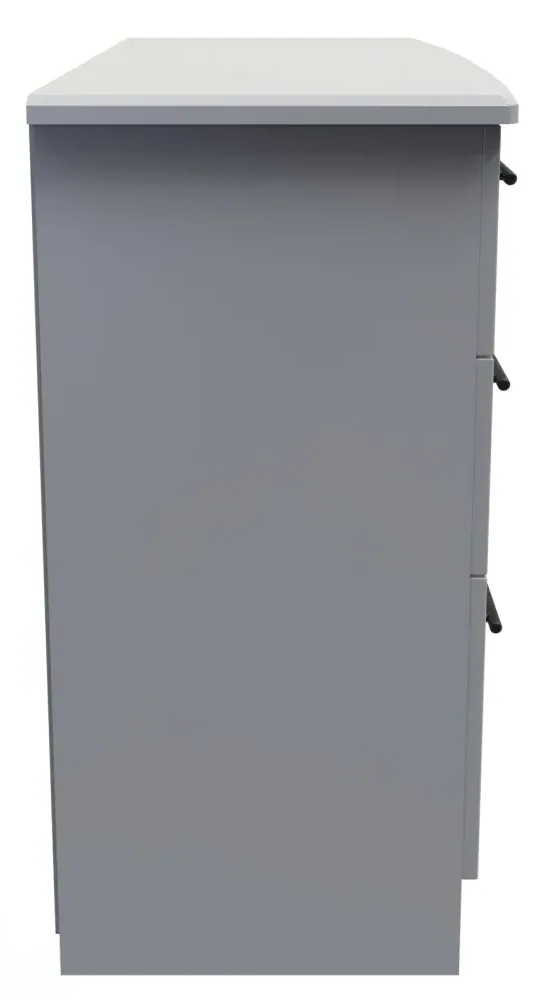 Beverley 6 Drawer Midi Chest - Dusk Grey