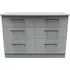 Beverley 6 Drawer Midi Chest - Dusk Grey