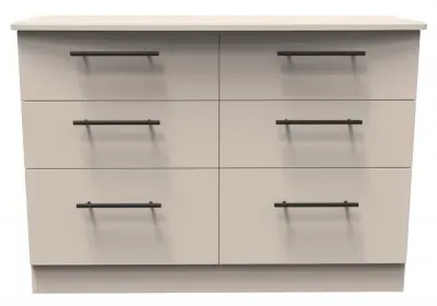 Beverley 6 Drawer Midi Chest - Kashmir