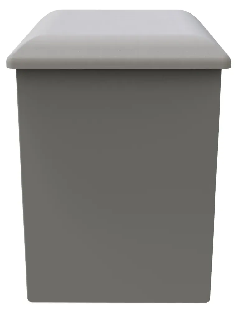 Beverley Padded Dressing Stool - Dusk Grey
