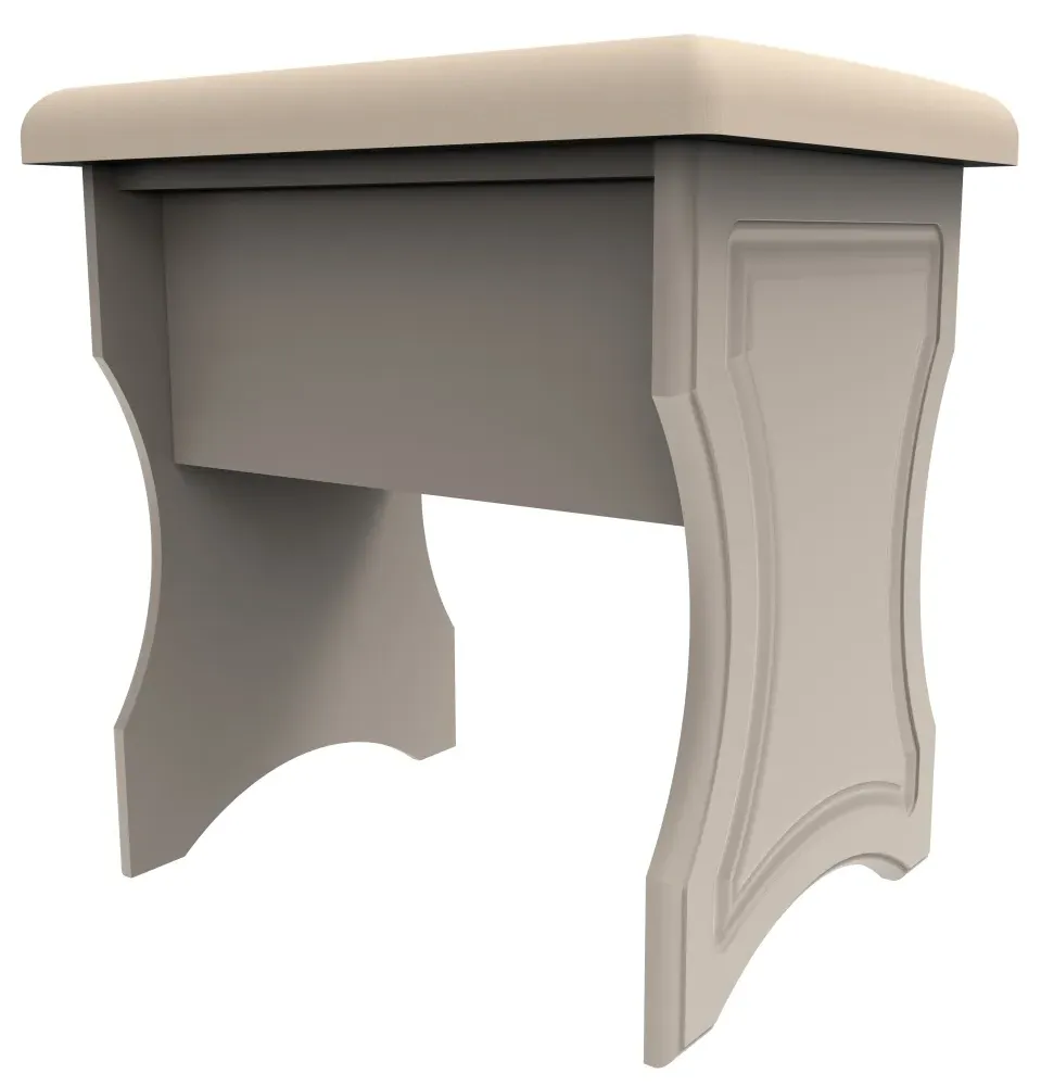 Beverley Padded Dressing Stool - Kashmir