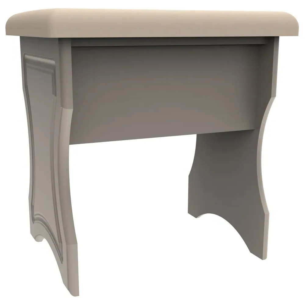 Beverley Padded Dressing Stool - Kashmir