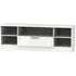 Camden 145cm Wide TV Unit with Drawer - White Gloss