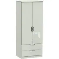Camden 2 Door 2 Drawer Double Wardrobe - Cashmere
