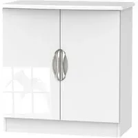 Camden 2 Door Hall Cabinet - White