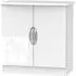 Camden 2 Door Hall Cabinet - White