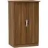 Camden 2-Door Midi Wardrobe - Noche Walnut