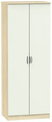 Camden 2 Door Tall Hanging Wardrobe - Kaschmir, Bardolino image