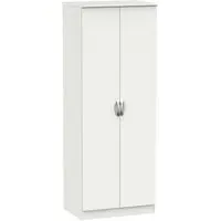 Camden 2 Door Tall Hanging Wardrobe - Light Grey
