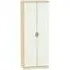 Camden 2-Door Tall Wardrobe - Cashmere, Oak Effect