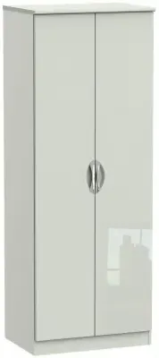 Camden 2 Door Tall Wardrobe - Cashmere image