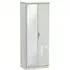 Camden 2 Door Tall Wardrobe with Mirror - Cashmere