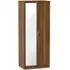 Camden 2 Door Wardrobe with Mirror - Walnut Effect