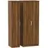 Camden 3 Door Tall Triple Wardrobe - Noche Walnut