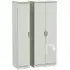 Camden 3 Door Tall Wardrobe - Cashmere