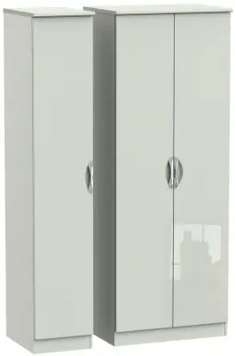 Camden 3 Door Tall Wardrobe - Cashmere image