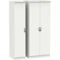 Camden 3 Door Triple Wardrobe - Light Grey