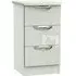 Camden 3 Drawer Bedside Cabinet - Cashmere