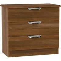 Camden 3 Drawer Chest - Walnut