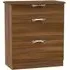 Camden 3 Drawer Deep Chest - Walnut