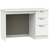 Camden 3 Drawer Desk - Light Grey